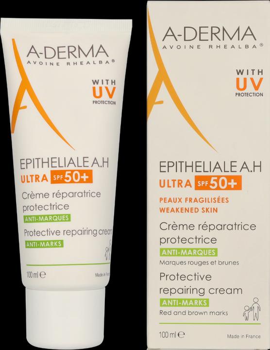 Immagine prodotto A-Derma Epithelialea.H Crema riparatrice ultra lenitiva SPF50 (Crema solare, SPF 50+, 100 ml)