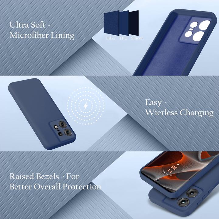 Produktbild Cadorabo Hülle für Motorola Moto Edge 50 Pro im Liquid Case Design (Motorola Edge 50 Pro)