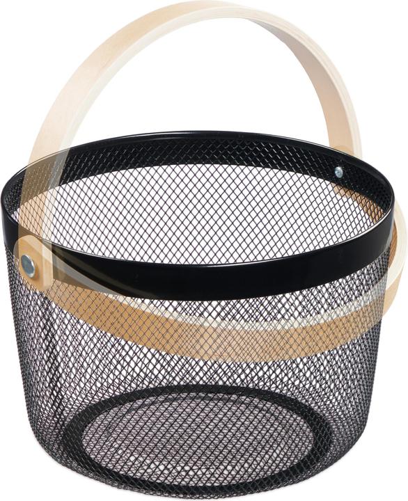 Image du produit Relaxdays Panier en fil métallique (1 x, 27.5 x 25.5 x 30 cm)