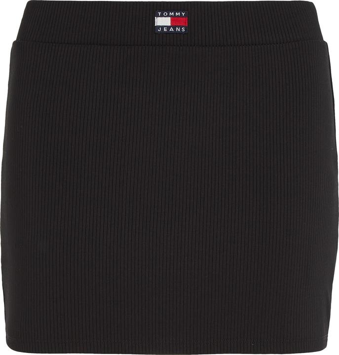 Produktbild Tommy Hilfiger Tommy Jeans Damen Minirock TJW Low Rise Mini Badge Skirt schwarz (15) S (S)