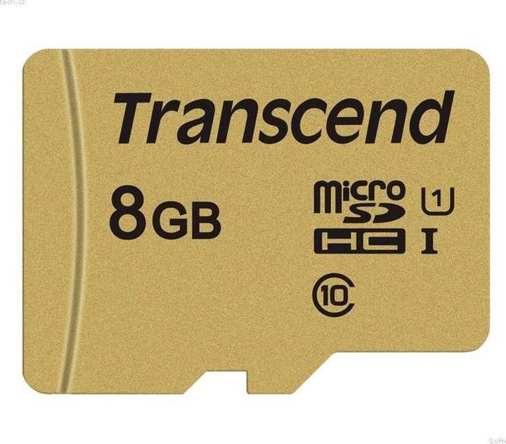 Immagine prodotto Transcend 8GB UHS-I U1 SD CARD (8 GB, microSDXC, U1, UHS-I)