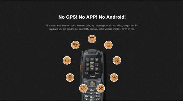 Image du produit Bea-Fon AGM MOBILE M6 Bartype (4G) Rugged (2.40", 0.30 Mpx, 4G)