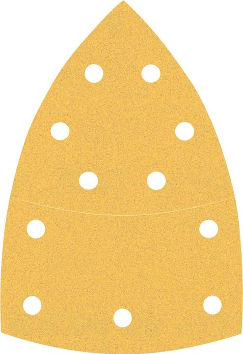 Produktbild Bosch Professional Zubehör EXPERT C470 Schleifpapier mit 11 Löchern für Multischleifer, 102 x 62 mm, 93 mm, G 120, 10-tlg. (120)