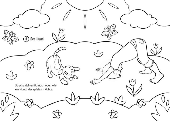 Actual product image My First Yoga Colouring Book