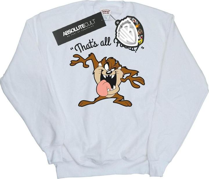Immagine prodotto Looney Tunes That's All Folks Felpa Taz Donna (L)