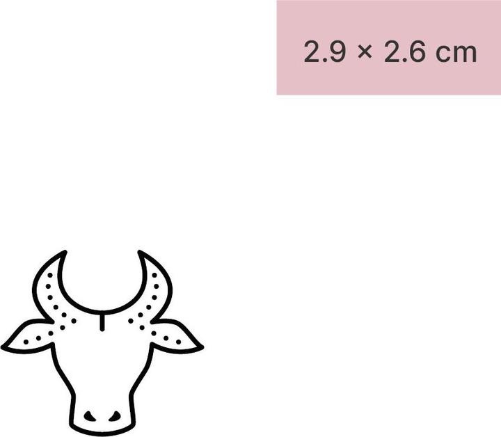 Produktbild minink Temporäres Tattoo – Stier