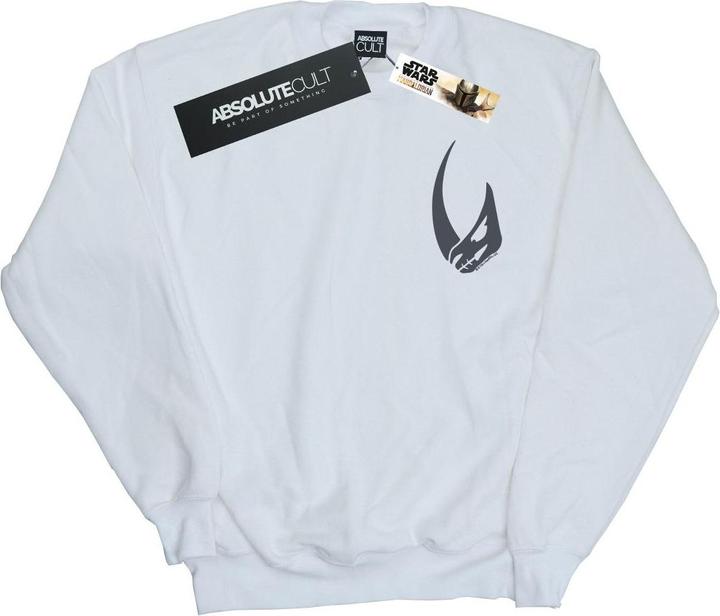 Actual product image Star Wars Mens The Mandalorian Rhino Emblem Pocket Print Sweatshirt (XL)