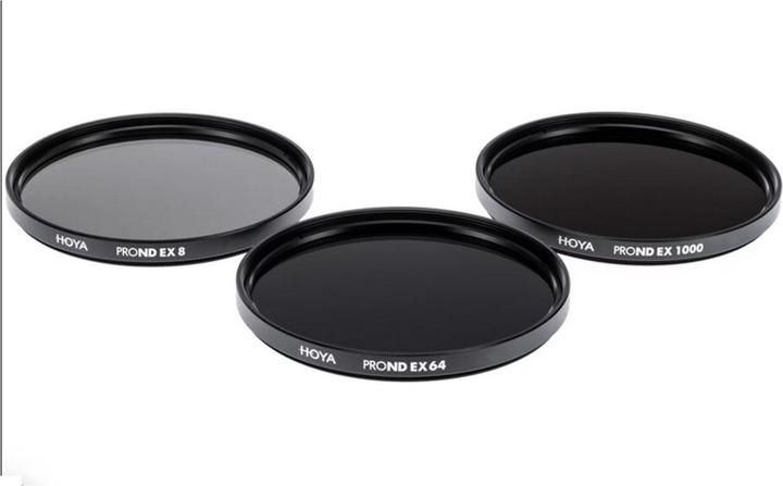 Produktbild Hoya PRO ND EX Filter Kit 8/64/1000 (55 mm, ND- / Graufilter, 55 mm)