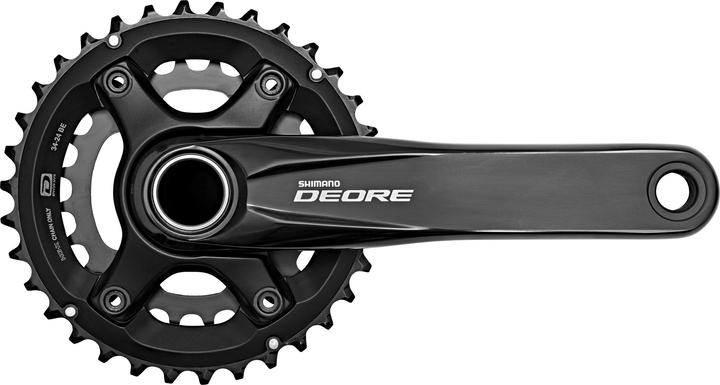 Shimano Deore MTB FC-M6000 Kurbelgarnitur 2x10s 34-24T (175 mm)