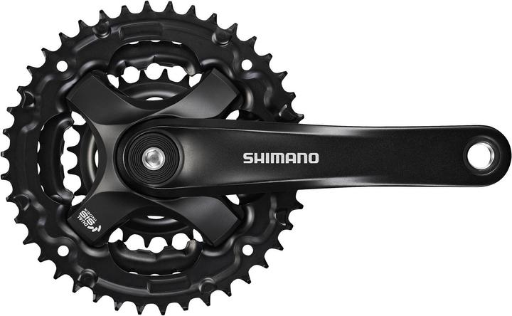 Actual product image Shimano FC-TY501 crankset 6/7/8-speed 42-34-24 T. (170 mm)