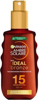 NoName Ambre Solaire Ideal Bronze Protective Oil Sun Cream SPF15 mit Shea Butter 150ml (Sonnenöl, SPF 15, 150 ml)