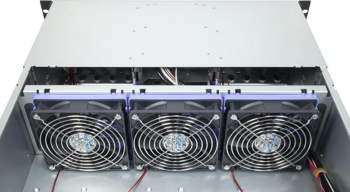 Image du produit Intertech Case IPC Server 3U-30765, sans PSU (ATX, SSI CEB, mATX, ITX, SSI EEB)