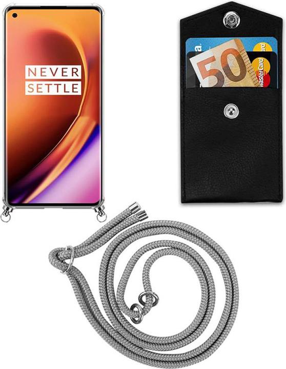 Produktbild Cadorabo TPU Handy Kette SILBER Cover