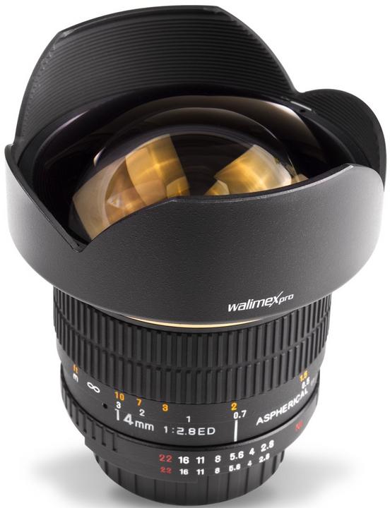Immagine prodotto Walimex pro Pro 14mm f/2.8 (Canon EF, Full-frame)