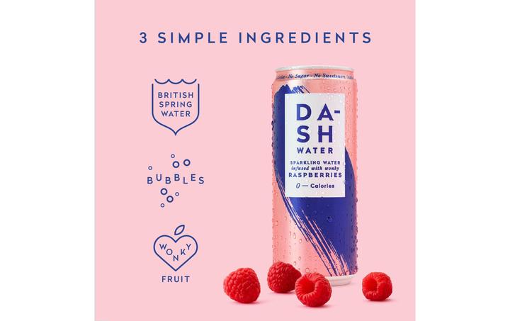 Immagine prodotto Dash Water Lamponi (12 x 33 cl)