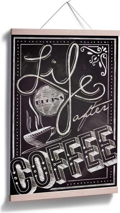 Immagine prodotto Trenddeko La vita inizia dopo il caffè (40 x 60 cm)