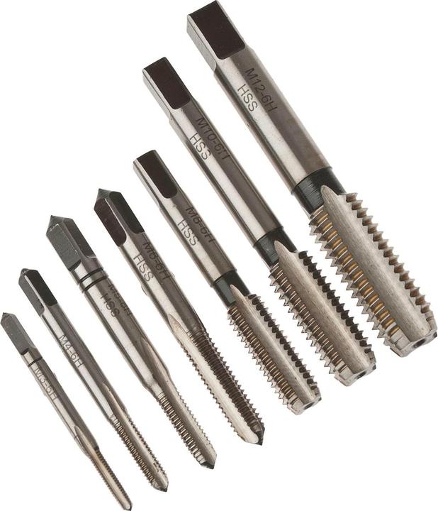 Actual product image BGS Thread Cutting Set M3 - M12 21 pcs.