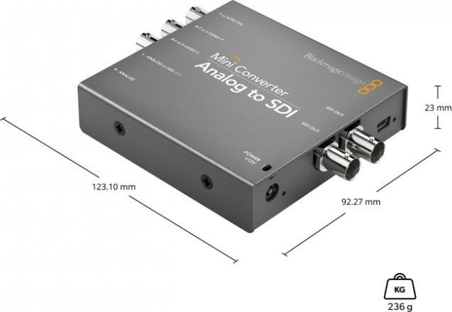 Immagine prodotto Blackmagic Mini convertitore analogico a SDI 2 (Analogico -> Digitale)