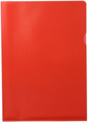 Herba-Plastic Pochette transparente A4 PP 100 pièces rouge (A4, 100 x)
