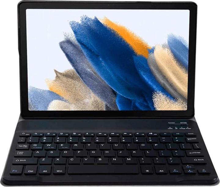 Image du produit Just en Case Premium Samsung Galaxy Tab A8 Toetsenbord Hoes QWERTY Zwart (ING. Int., Galaxy Tab A8)
