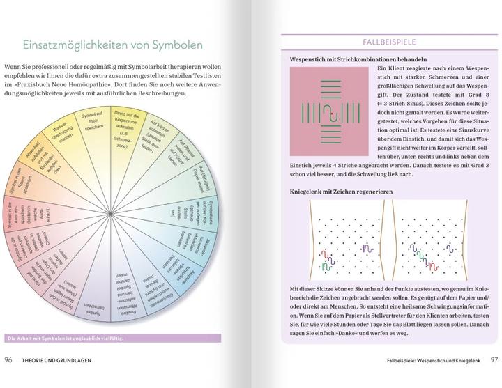 Actual product image Medizin zum Aufmalen: Heilen mit Zeichen und Symbolen. Das Basisbuch Neue Homöopathie (German, Roswitha Stark, 2025)