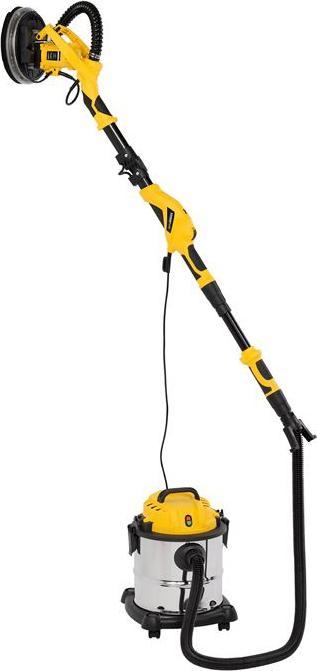 Produktbild Powerplus Trockenausbau-schleifer teleskopisch 1050W Ø225mm - 6 Acc. (Tellerschleifer, 1050 W)