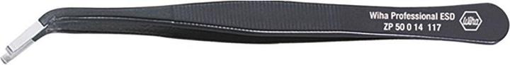 Wiha SMD Tweezers Rounded 117 mm