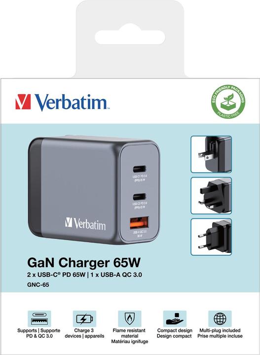 Immagine prodotto Verbatim GNC-65 GaN Charger (65 W)