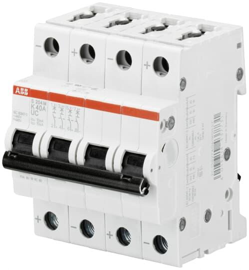 Image du produit ABB LS S204M-Z63UC Disjoncteur Z-Char., 10kA, 63A, 4P