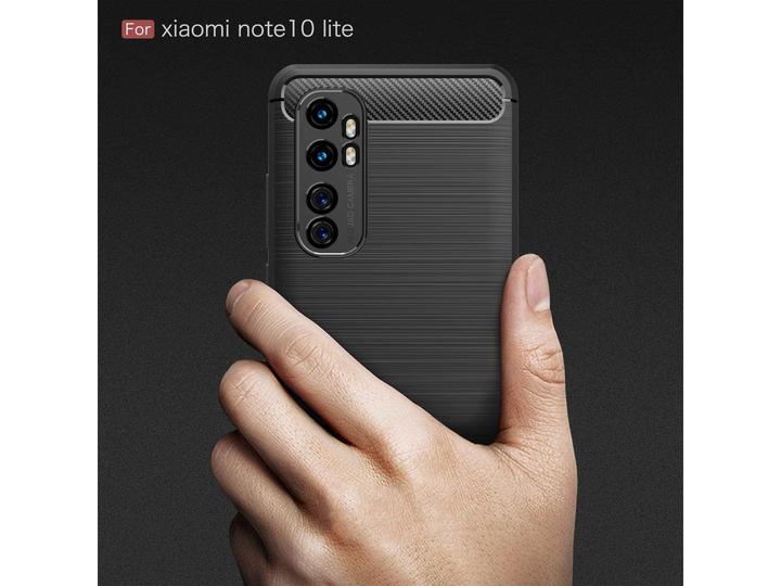 Immagine prodotto Screenguard Xiaomi Mi Note 10 Lite Cover Carbon Brushed Soft TPU (Mi Nota 10 Lite)