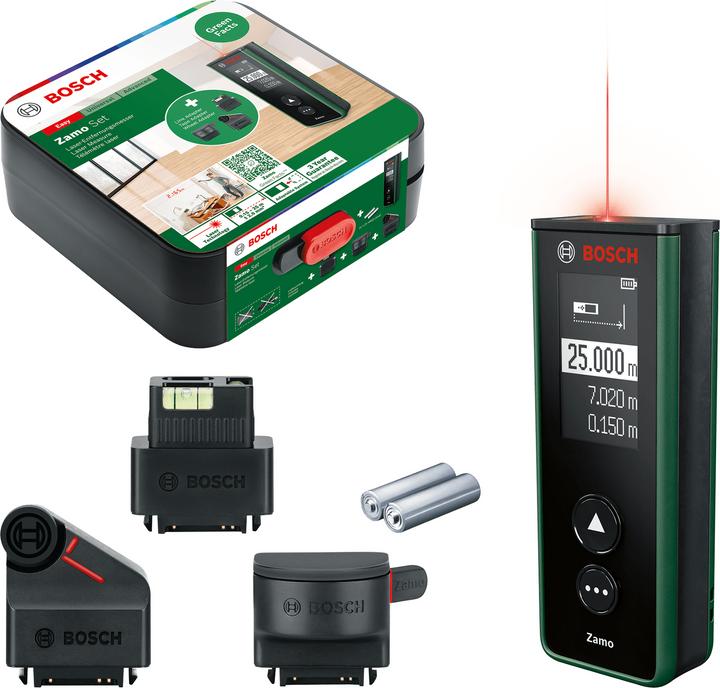Produktbild Bosch Home & Garden Digitaler Laser-Entfernungsmesser Zamo Set (20 m, 635 nm)