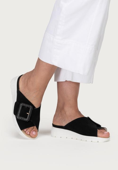 Produktbild Vitaform Pantolette Veloursleder Supersoft (39)