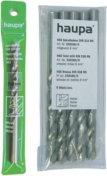 Haupa Bohrer Ř2,5mm zyl.Steckachse 30/57mm 230050 (2.5 Millimeter)