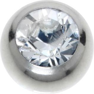 Produktbild Bijouteria Piercingverschluss (Edelstahl, Kristall)