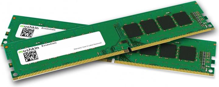 Actual product image Mushkin DDR4 - 32 GB -3200 - CL - 22 - Dual Kit, RAM (MES4U320NF16GX2, Essentials) (2 x 16GB, 3200 MHz, DDR4-RAM, DIMM)