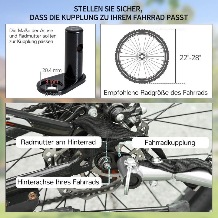 Produktbild Homcom Transportanhänger inklusive Anhängerkupplung