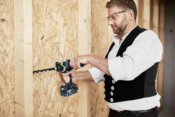 Productafbeelding Festool Accu klopboormachine QUADRIVE TPC 18/4 I-Basic (Oplaadbare batterij)