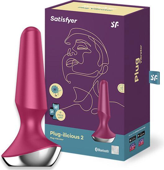 Produktbild Satisfyer Plug-ilicious 2 Plug Vibrator - Berry