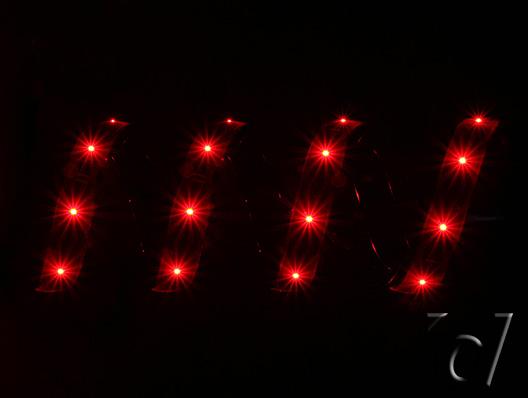Actual product image Lamptron FlexLight Professional - 15 LEDs - fire red