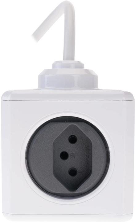 Actual product image Allocacoc PowerCube S+ (6 x, Type 13, USB-A, 3 m)