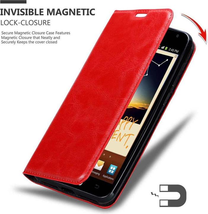 Productafbeelding Cadorabo Boek Onzichtbare Magneethoes (Samsung Galaxy NOTE 1)