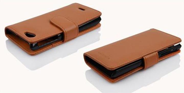 Actual product image Cadorabo Book with structure cover (Sony Xperia J)