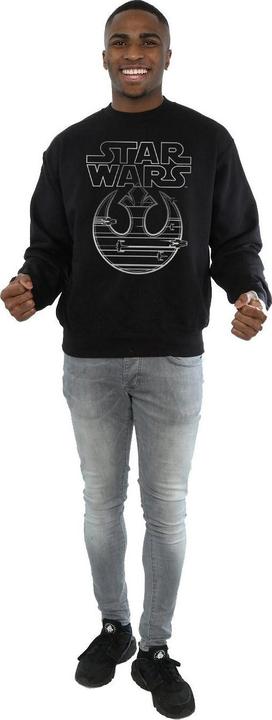 Immagine prodotto Star Wars The Last Jedi Resistance Logo Metallic Felpa Uomo (XXL)