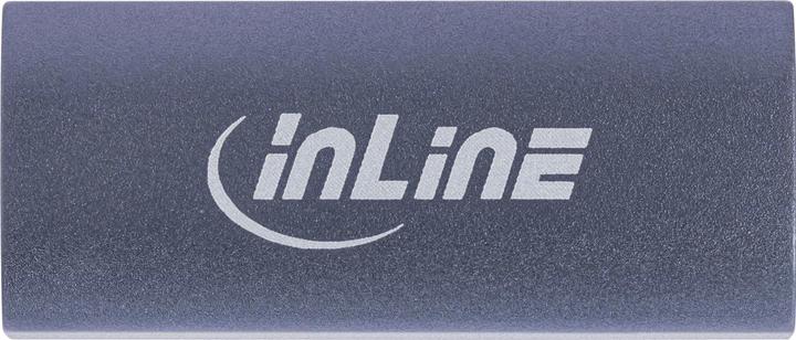 Produktbild InLine USB4 Adapter, USB-C Stecker/Buchse, Aluminium, grau (USB Typ-C)