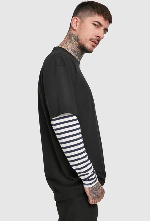 Image du produit Urban Classics Oversized Double Layer Striped LS Tee (XL)