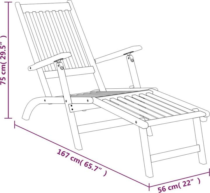 Actual product image VidaXL Astra (168 cm)