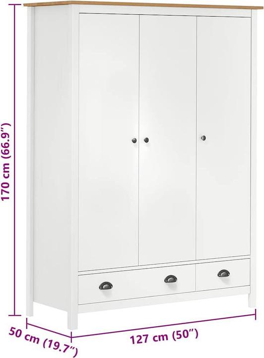 Produktbild VidaXL Oenone (127 x 50 x 170 cm)