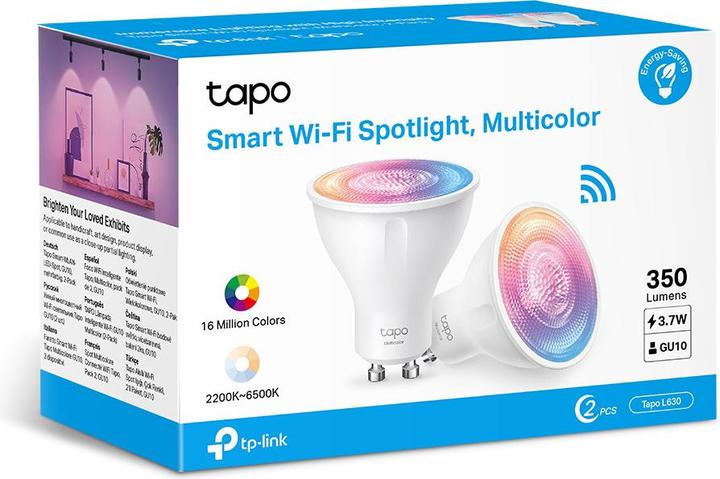 Image du produit TP-Link Tapo L630 (2-pack) (GU10, 3.70 W, 350 lm, 2 x, E)