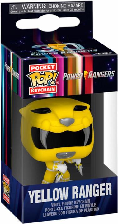Immagine prodotto Funko Power Rangers 30th présentoir porte-clés Pocket POP! Vinyl Yellow Ranger 4 cm (12)