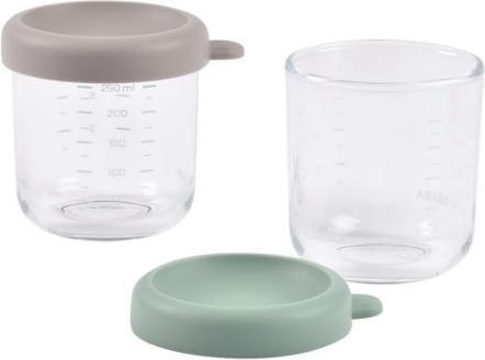 Immagine prodotto Beaba Set di porzioni di vetro 2 pz. 250ml verde/grigio